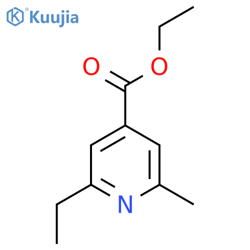 2-Ethyl-6-methylisonicotinic acid ethyl ester structure