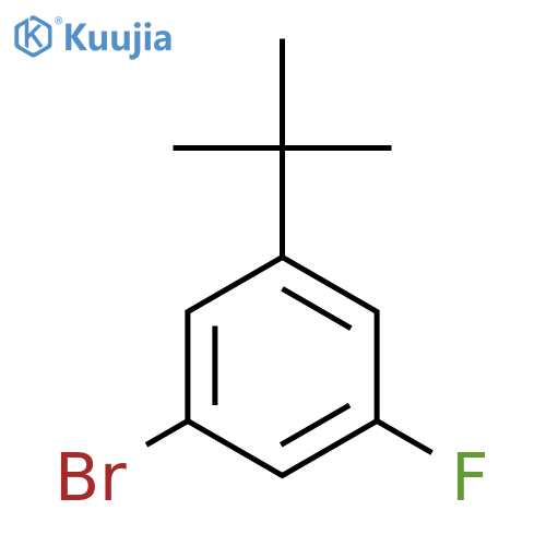 1-bromo-3-tert-butyl-5-fluorobenzene structure