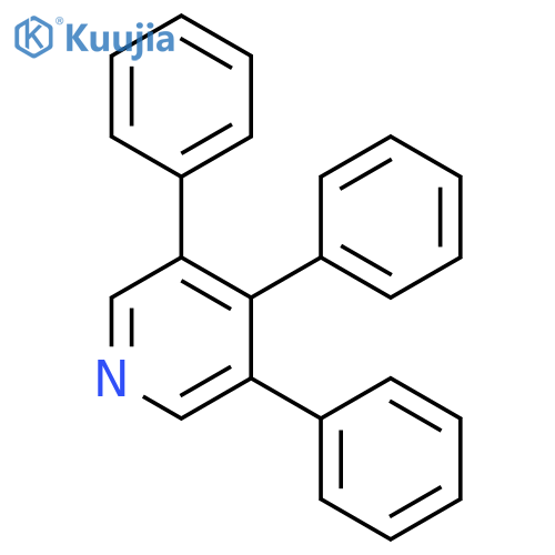 Pyridine, 3,4,5-triphenyl- structure