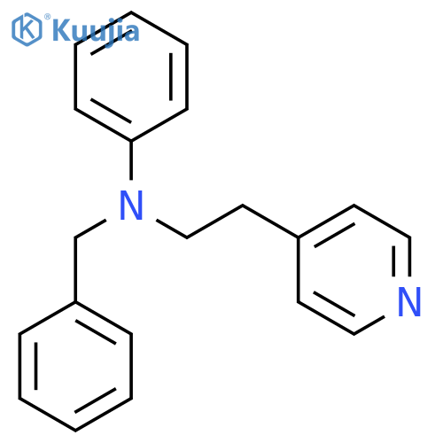 N-Benzyl-N-(2-(pyridin-4-yl)ethyl)aniline structure
