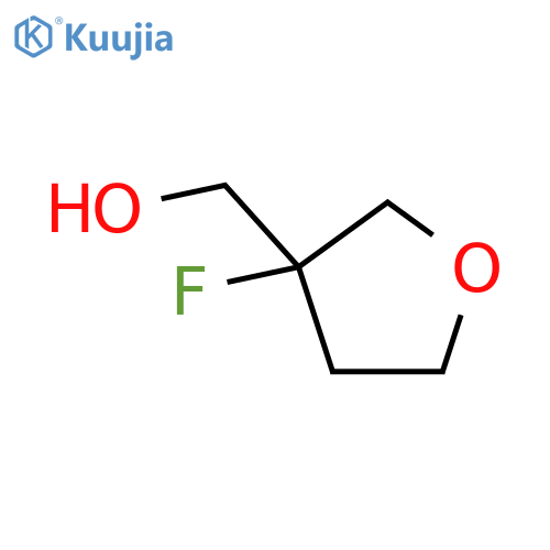 [(3R)-3-fluorooxolan-3-yl]methanol structure