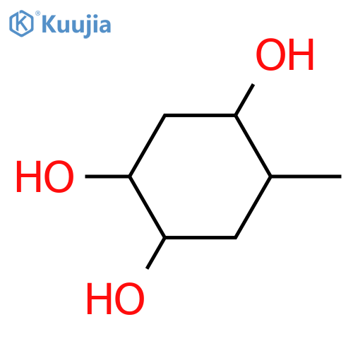 5-Methyl-1,2,4-cyclohexanetriol; (1R,2S,4R,5R)-form structure