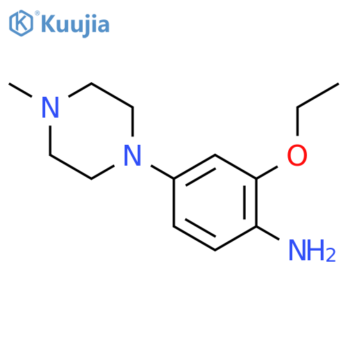 2-ethoxy-4-(4-methylpiperazin-1-yl)aniline structure