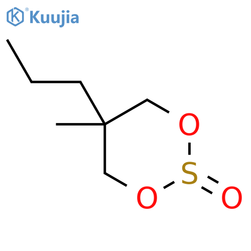 1,3,2-Dioxathiane,5-methyl-5-propyl-, 2-oxide structure