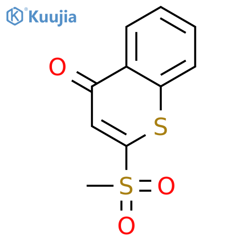 2-(methylsulfonyl)-4H-thiochromen-4-one structure