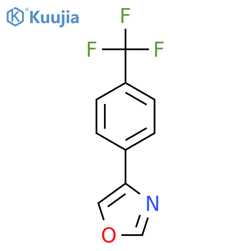 4-(4-(Trifluoromethyl)phenyl)oxazole structure