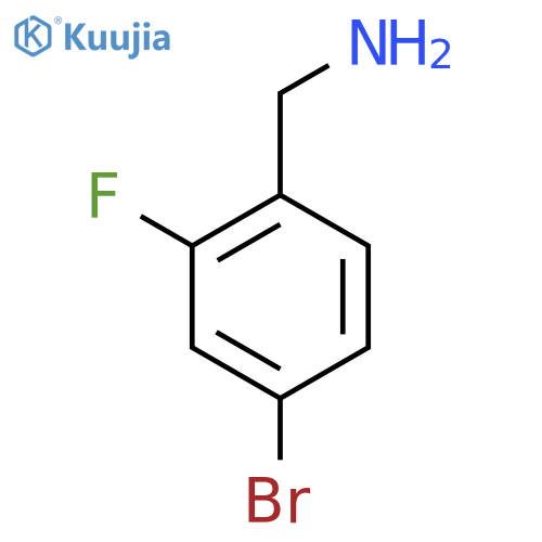 1-(4-bromo-2-fluorophenyl)methanamine structure