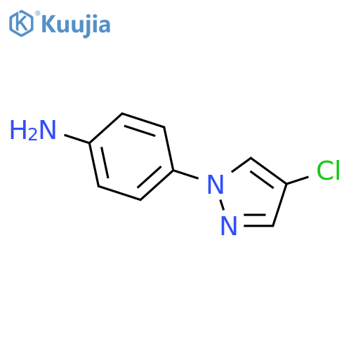 4-(4-Chloro-1H-pyrazol-1-yl)aniline structure