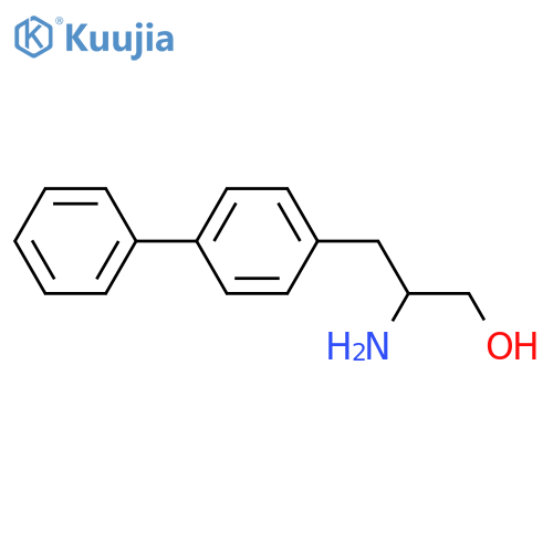 2-amino-3-(4-phenylphenyl)propan-1-ol structure