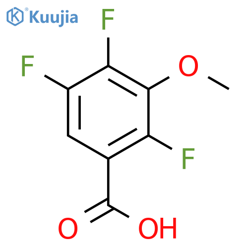 3-Methoxy-2,4,5-trifluorobenzoic acid structure