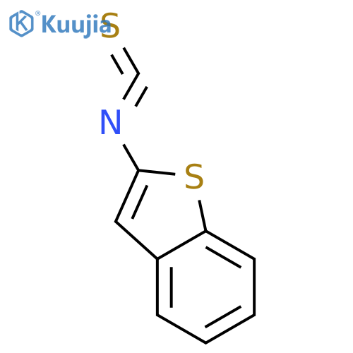 2-isothiocyanato-1-benzothiophene structure
