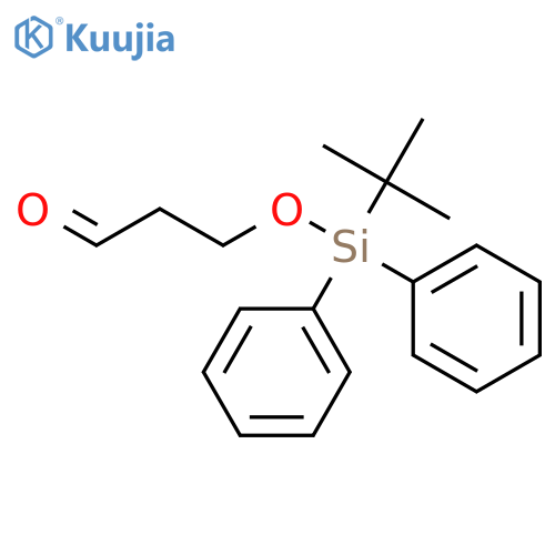 Propanal, 3-[[(1,1-dimethylethyl)diphenylsilyl]oxy]- structure