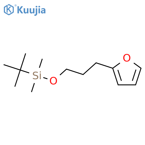 Silane, (1,1-dimethylethyl)[3-(2-furanyl)propoxy]dimethyl- structure