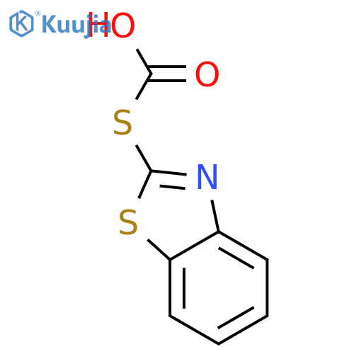 Carbonothioic acid,S-2-benzothiazolyl ester (9CI) structure
