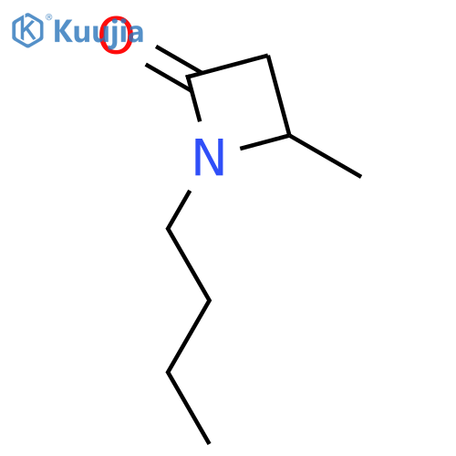 1-butyl-4-methylazetidin-2-one structure