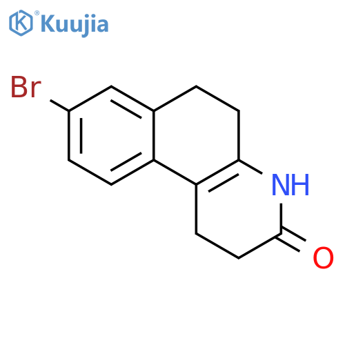 Benzo[f]quinolin-3(2H)-one, 8-bromo-1,4,5,6-tetrahydro- structure