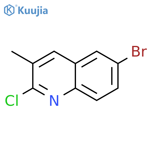 6-Bromo-2-chloro-3-methylquinoline structure