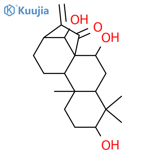 Kaur-16-en-15-one, 3,7,14-trihydroxy-, (3α,7α,14R)- structure