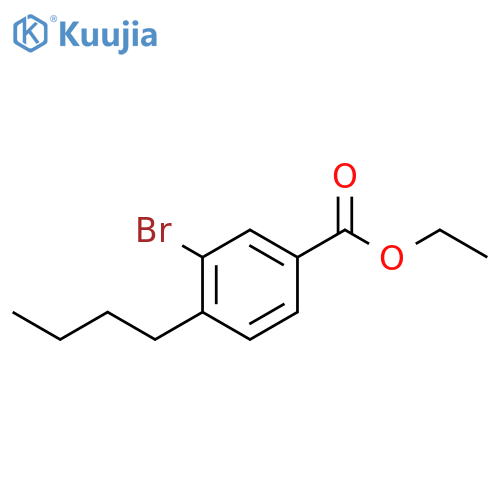 Ethyl 3-bromo-4-butylbenzoate structure