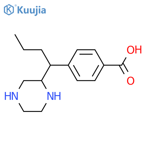 1-(4-Carboxyphenyl)-3-n-butyl piperazine structure