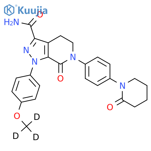 Apixaban-d3 structure