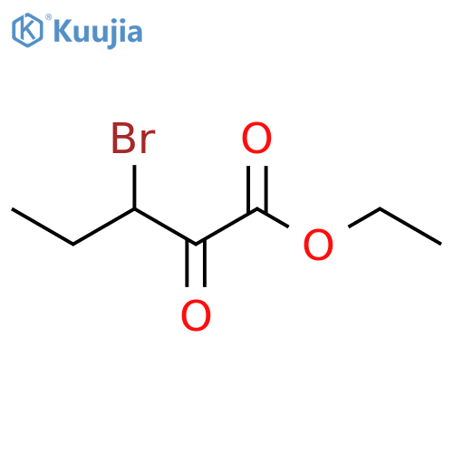 Ethyl 3-bromo-2-oxopentanoate structure