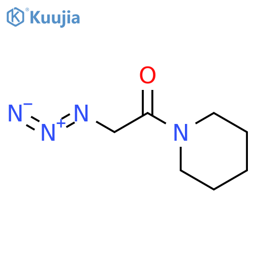 2-azido-1-(piperidin-1-yl)ethan-1-one structure