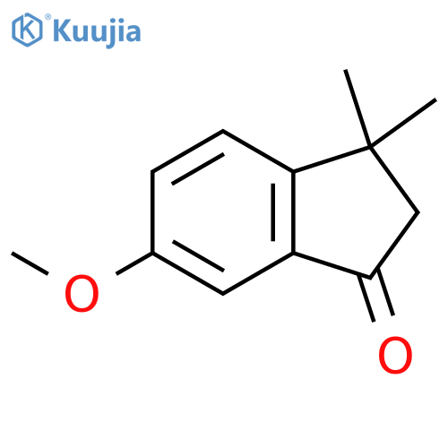 6-Methoxy-3,3-dimethylindan-1-one structure
