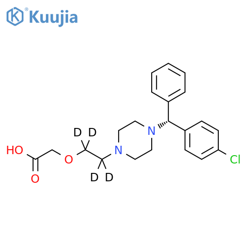 (R)-Cetirizine-d4 Dihydrochloride structure