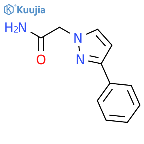 2-(3-phenyl-1H-pyrazol-1-yl)acetamide structure