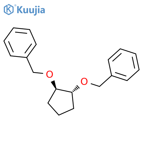 Benzene, 1,1'-[1,2-cyclopentanediylbis(oxymethylene)]bis-, (1R-trans)- (9CI) structure
