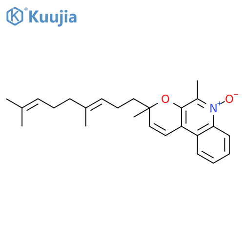 3H-Pyrano[2,3-c]quinoline,3-(4,8-dimethyl-3,7-nonadien-1-yl)-3,5-dimethyl-, 6-oxide structure