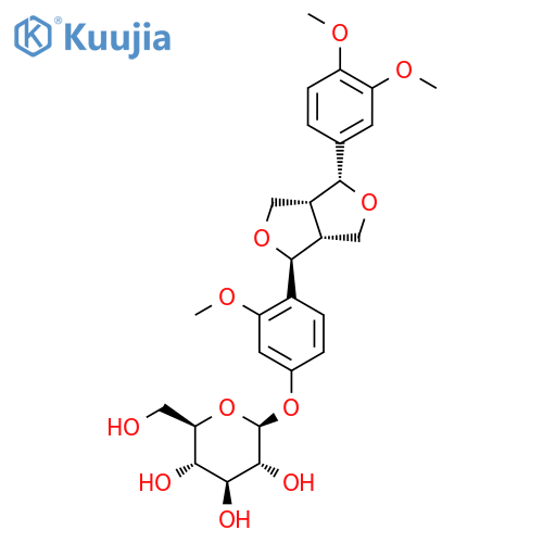 (2S,3R,4S,5S,6R)-2-(4-((1S,3AR,4R,6aR)-4-(3,4-dimethoxyphenyl)tetrahydro-1H,3H-furo[3,4-c]furan-1-yl)-3-methoxyphenoxy)-6-(hydroxymethyl)tetrahydro-2H-pyran-3,4,5-triol structure
