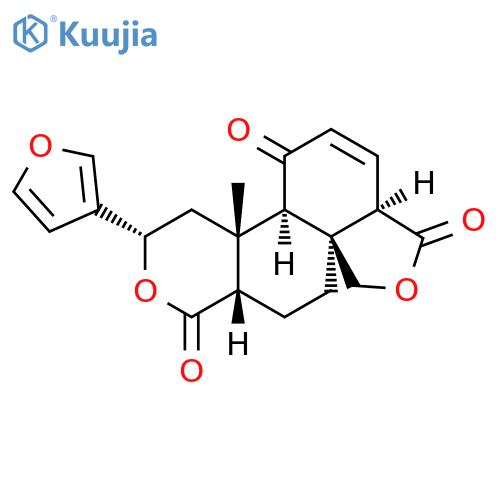 1H,10H-Furo[3',4':4a,5]naphtho[2,1-c]pyran-1,5,8(4bH,7aH)-trione, 3-(3-furanyl)-3,4,4a,11,12,12a-hexahydro-4a-methyl-, (3S,4aR,4bR,7aR,10aS,12aS)- structure