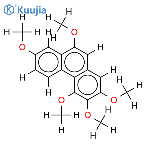 Penta-Me ether-2,3,4,7,9-Pentahydroxyphenanthrene structure