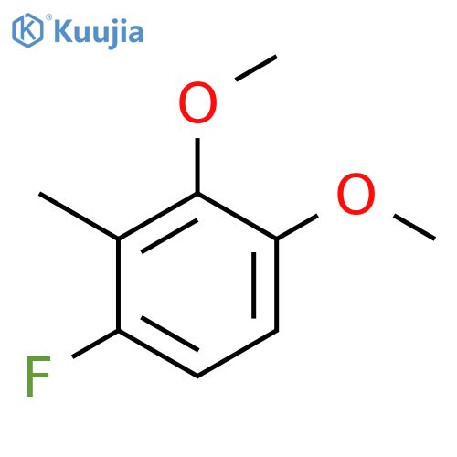 1-Fluoro-3,4-dimethoxy-2-methylbenzene structure