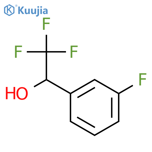 (1R)-2,2,2-trifluoro-1-(3-fluorophenyl)ethan-1-ol structure