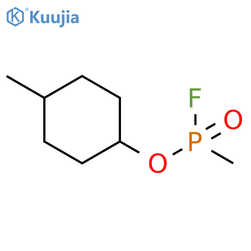1-[fluoro(methyl)phosphoryl]oxy-4-methylcyclohexane structure