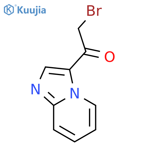 2-bromo-1-{imidazo1,2-apyridin-3-yl}ethan-1-one structure
