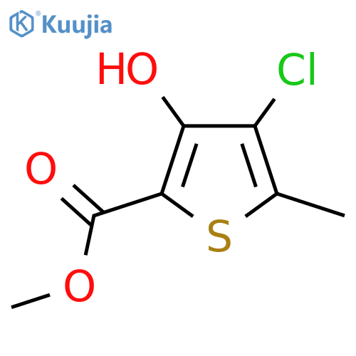 Methyl 5-Bromo-4-chloro-3-hydroxythiophene-2-carboxylate structure