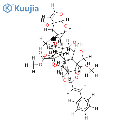 3-deacetyl-3-cinnamoylazadirachtin structure