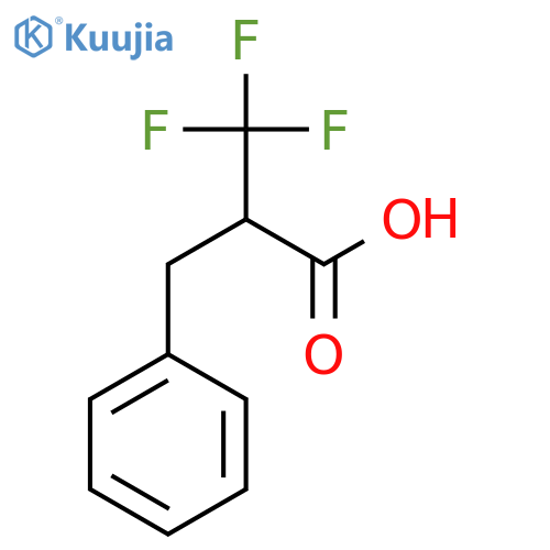 3-Phenyl-2-(trifluoromethyl)propionic acid structure