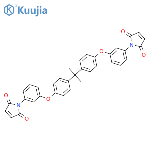 1H-Pyrrole-2,5-dione, 1,1'-[(1-methylethylidene)bis(4,1-phenyleneoxy-3,1-phenylene)]bis- structure