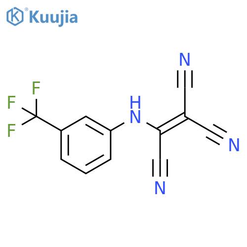 2-3-(Trifluoromethyl)anilino-1,1,2-ethylenetricarbonitrile structure