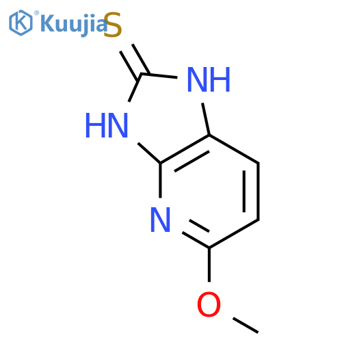 2-Mercapto-5-methoxyimidazole[4,5-b]pyridine structure