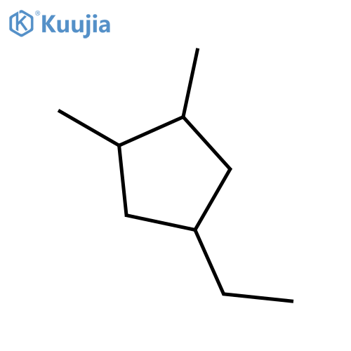 4-ethyl-1,2-dimethylcyclopentane structure