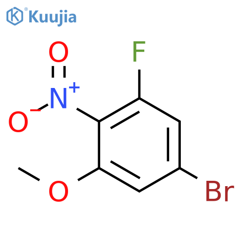 5-Bromo-3-fluoro-2-nitroanisole structure