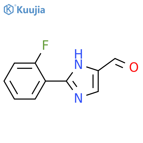 2-(2-Fluorophenyl)-1H-imidazole-5-carbaldehyde structure