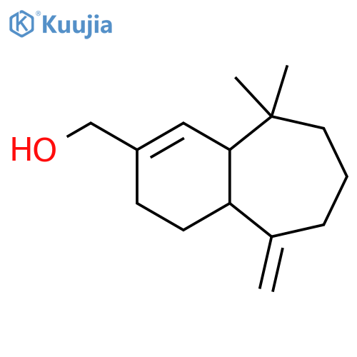1H-Benzocycloheptene-3-methanol,2,4a,5,6,7,8,9,9a-octahydro-5,5-dimethyl-9-methylene- (9CI) structure