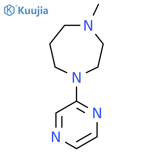 1-methyl-4-(pyrazin-2-yl)-1,4-diazepane structure